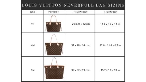 louis vuitton tote bag size